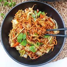 Full Noodles + plantain + Fish